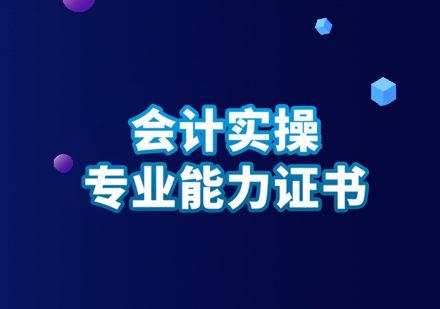 上海會計(ji)實操證書在(zai)線(xiàn)培訓班